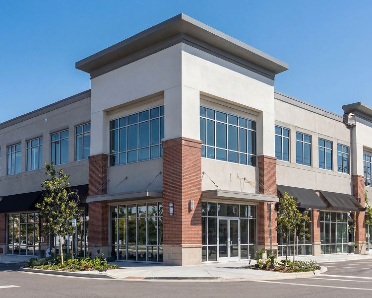 Commercial retail storefront