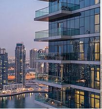 Dubai skyline with luxury residences